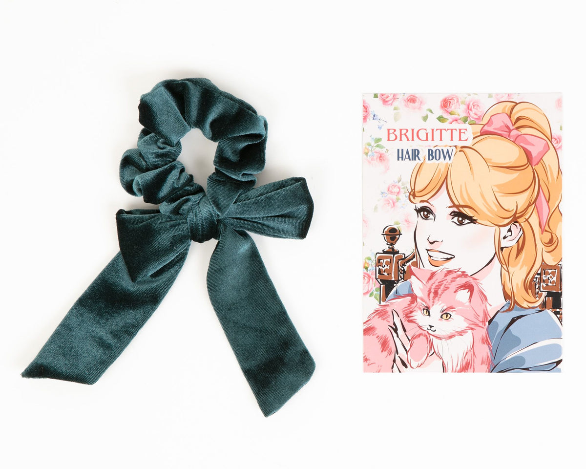【Yukichi】BRIGITTE dot ribbon clip in Brigitte Velvet Bow – Vintage Doll Cosmetics